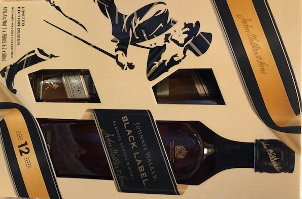 Johnnie Walker Black Label, 12 Year Old, Gift Pack - The Whisky