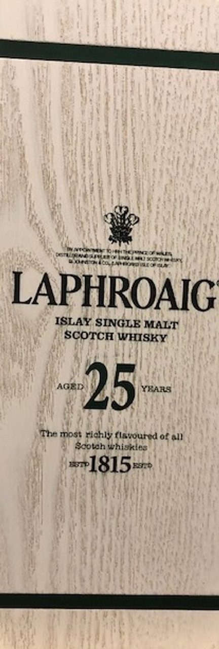 Laphroaig 25 Year Old, 2019 Release, 104 Proof