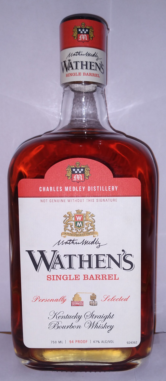 Wathens Single Barrel Kentucky Straight Bourbon, 94 Proof