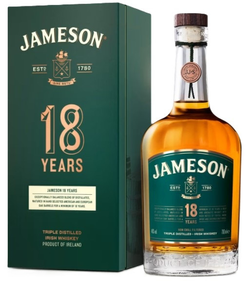 JAMESON 18年　ジェムソン Jameson 18 Year Old - The Whisky Shop - San Francisco
