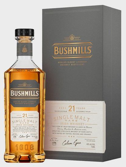 ウイスキー Bushmills 21 Years Single Malt Irish Bushmills 21 Year Old, Single Malt - The Whisky Shop - San Francisco