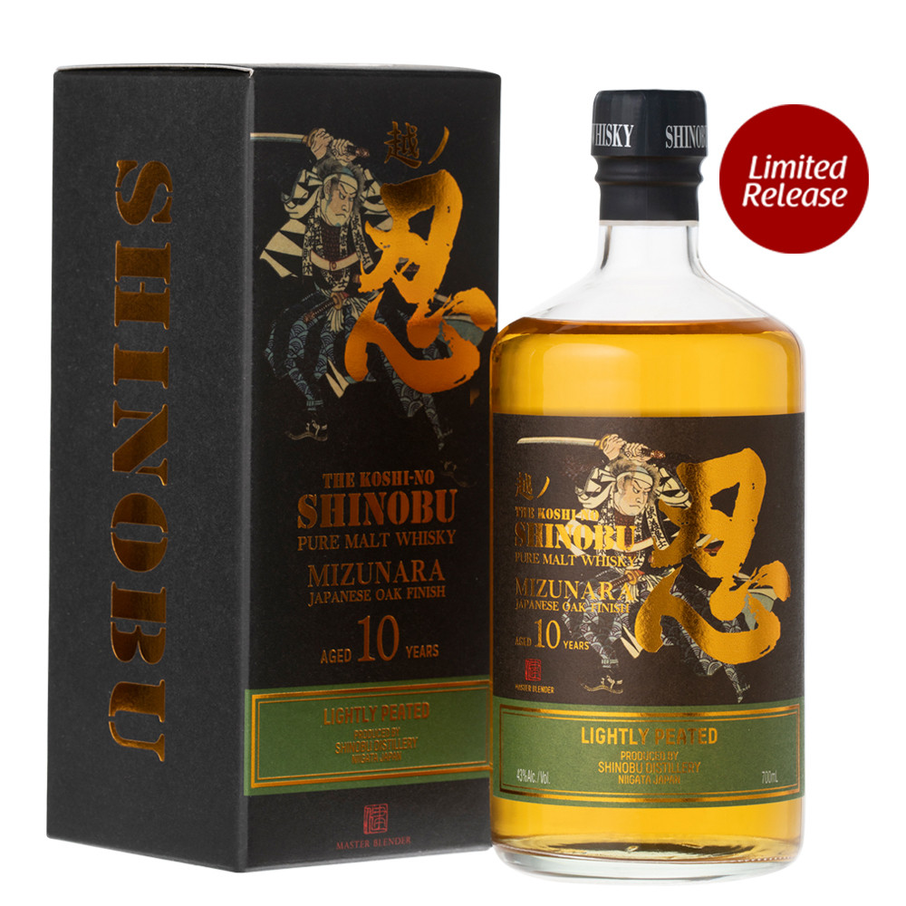 Shinobu Pure Malt 10 Year Old Lightly Peated - The Whisky Shop