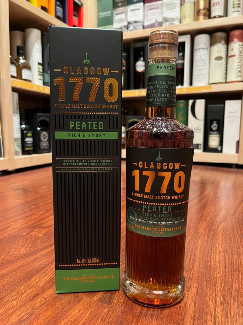 Glasgow Distillery 1770 Peated Single Malt - The Whisky Shop - San