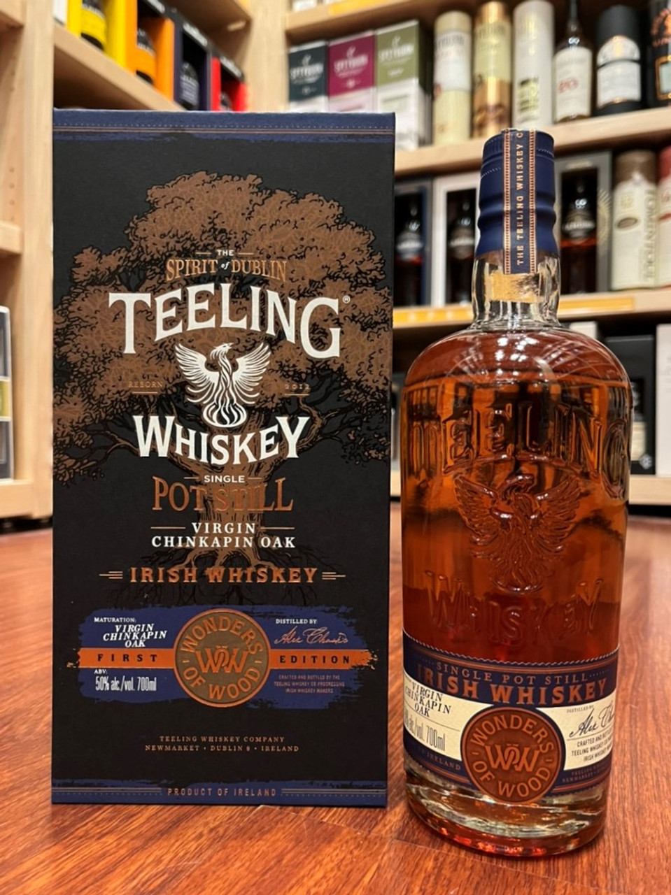 TEELING WHISKEY SINGLE MALT VIRGIN AMERICAN OAK SINGLE CASK 2012