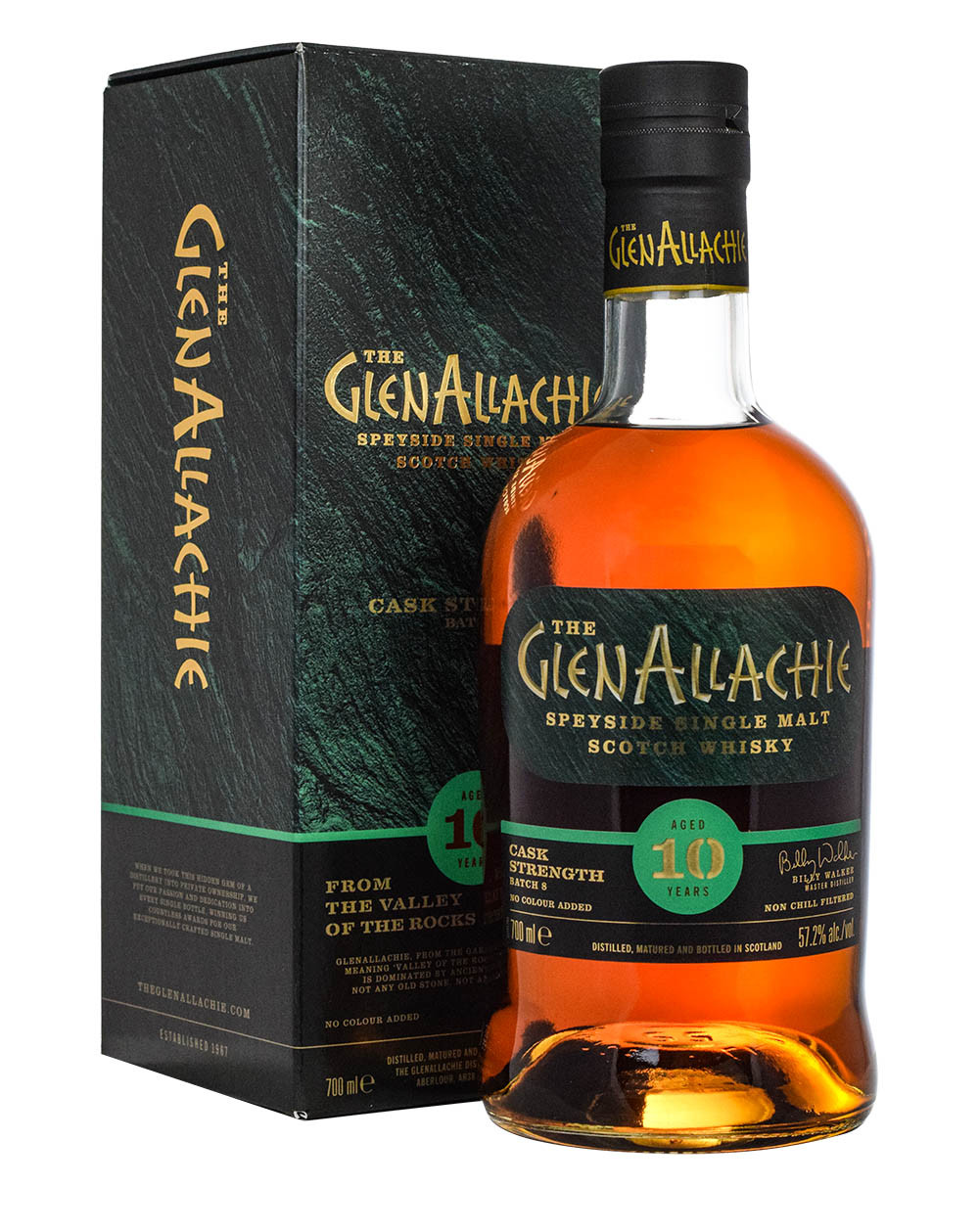 GlenAllachie 10 Year Old, Cask Strength, Batch 8 - The Whisky Shop