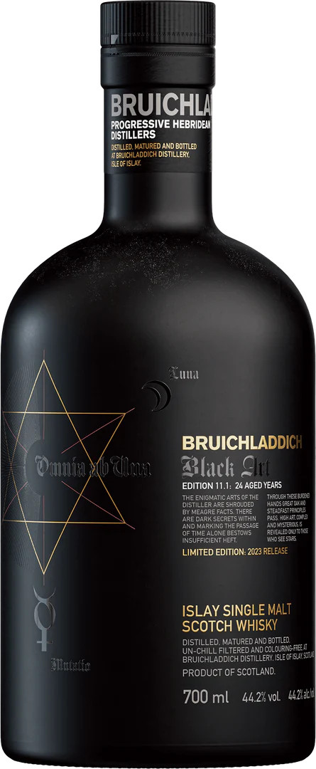 ウイスキー SAB. DARK BLACK DISTILLERY EXCLUSIVE Bruichladdich 24 Year Old, Black Art 11.1 - The Whisky Shop - San