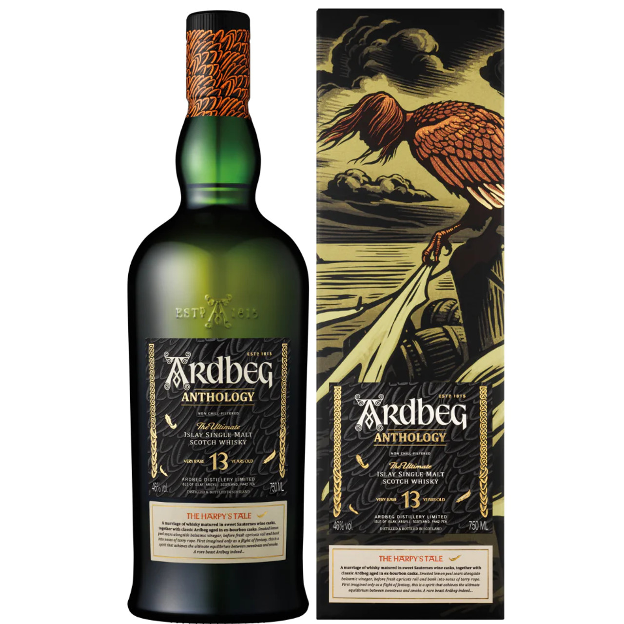 Whisky Ardbeg 13 Year Old Anthology - The Harpy's Tale Whisky