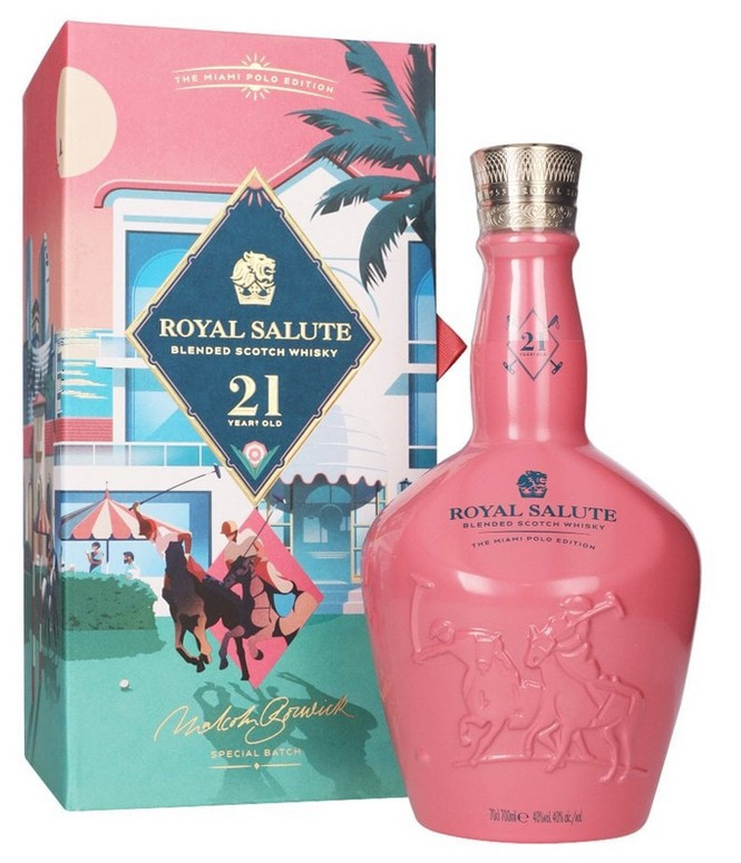 Chivas Royal Salute 21 Year Old, Miami Polo Edition - The Whisky