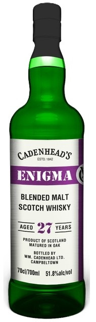 Enigma 27 Year Old, by Cadenhead