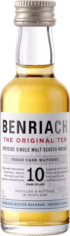 BenRiach 10 Year Old, The Original, 50ml - The Whisky Shop - San