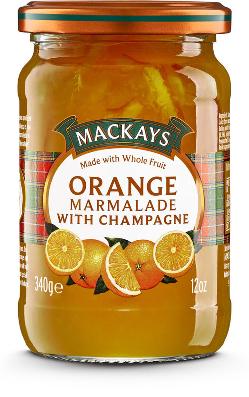 Mackays Orange Marmalade With Champagne, 340g Jar