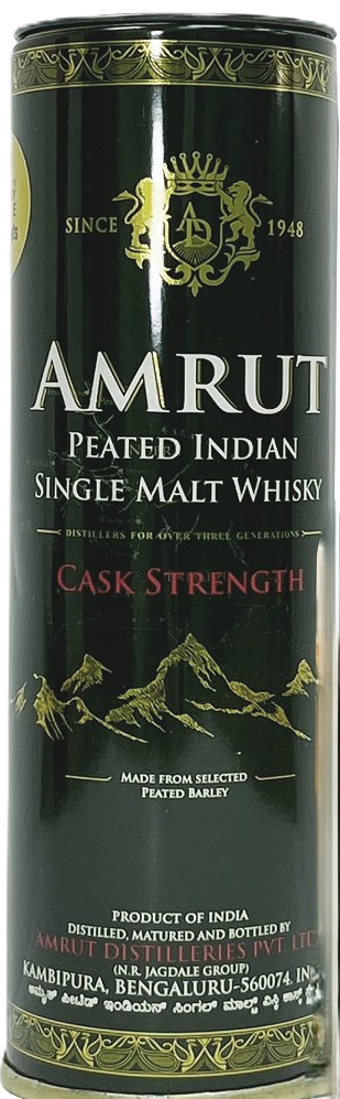 Amrut Peated Cask Strength, 50ml