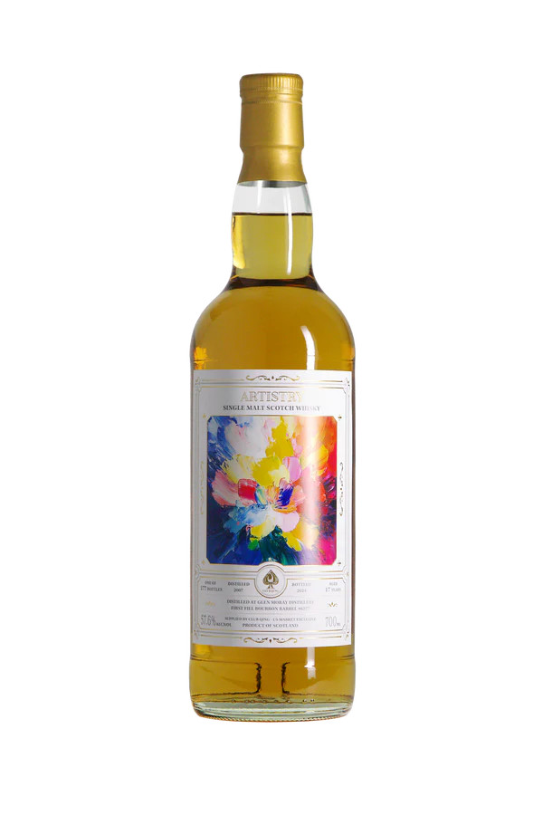 Glen Moray 17 Year Old, by Club Qing