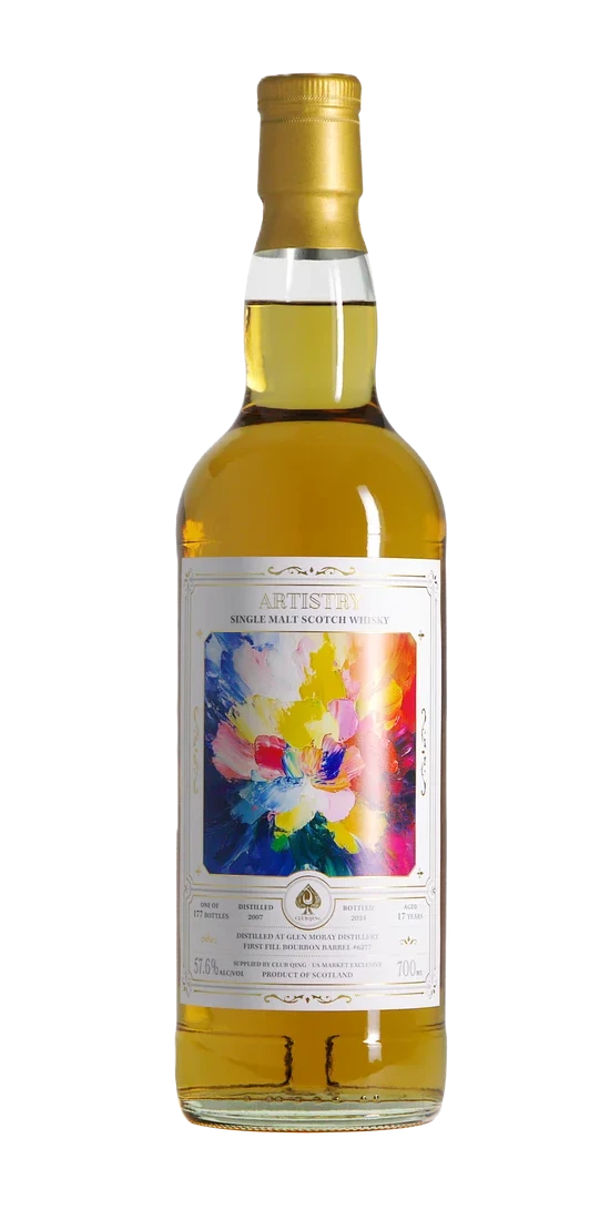 Glen Moray 17 Year Old, Artistry Series #2, by Club Qing