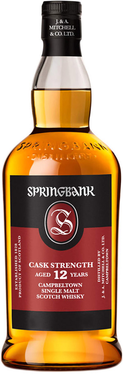 SPRINGBANK Cask Strength 12年 700ml 57.2% Springbank 12 Year Old, Cask Strength - The Whisky Shop