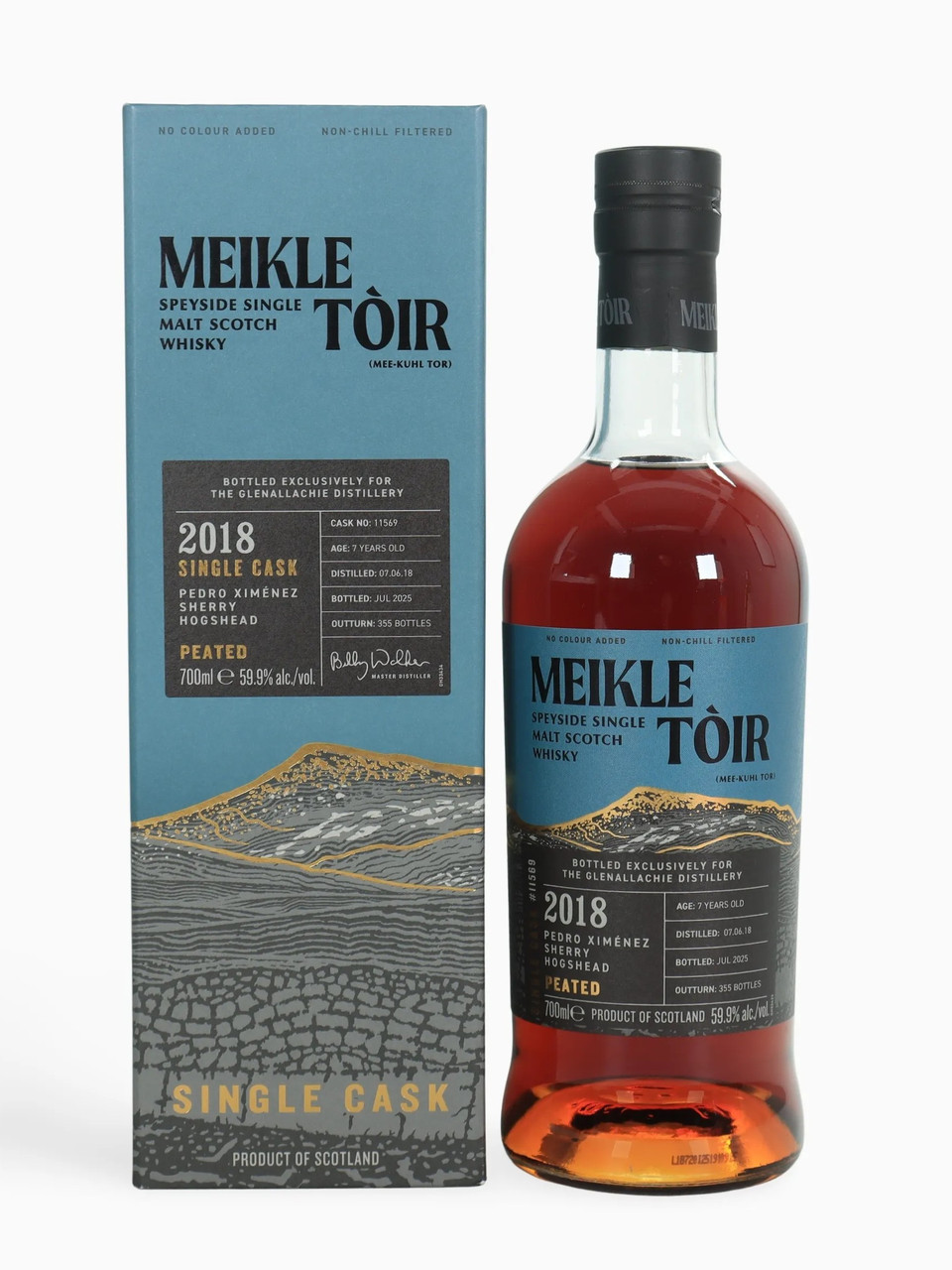 Meikle Toir 7 Year Old, 2018, Oloroso Single Cask