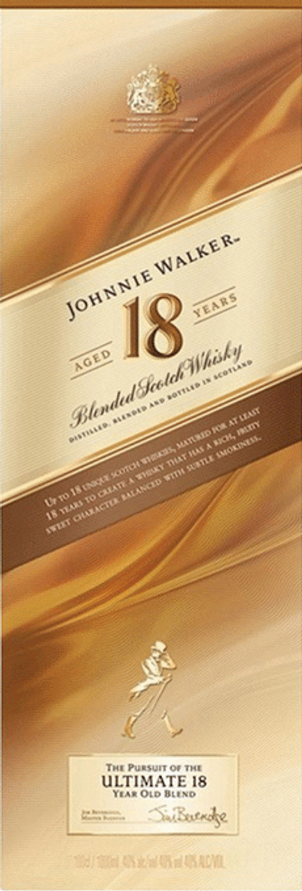 Whisky JOHNNIE WALKER 18 ans 40% 70cl