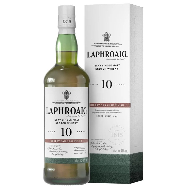 まるき Laphroaig 10 Years Old ウイスキー Laphroaig 10 Year Old, Sherry Oak - The Whisky Shop - San Francisco