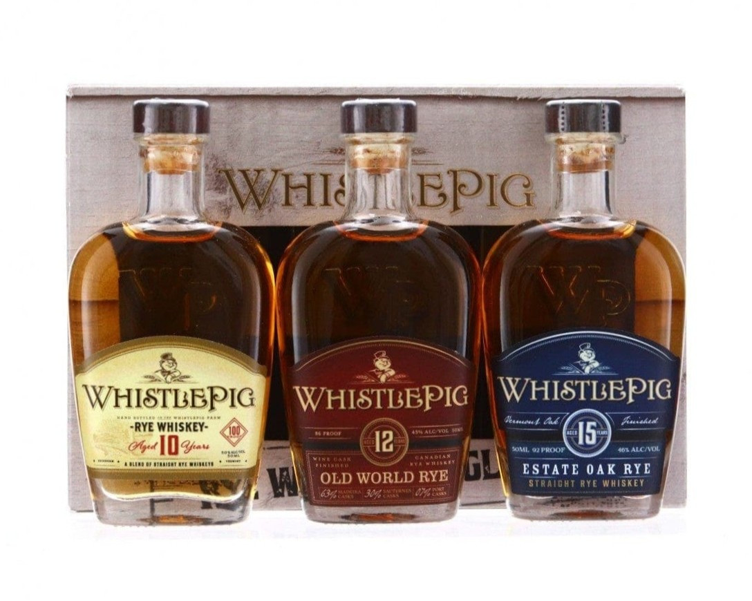 Whistlepig Rye Whiskey Piglets, 3 x 50 ml - The Whisky Shop - San