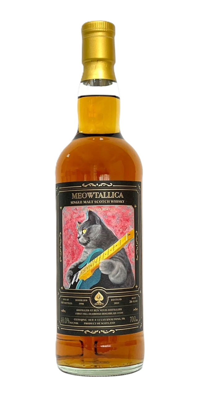 Ben Nevis 26 Year Old, Meowtallica #1, by Club Qing