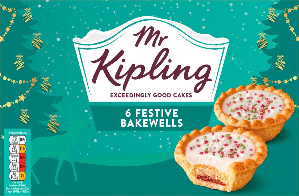 Mr. Kipling Raspberry Festive Bakewell Tarts