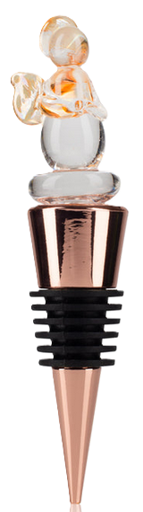 Angels' Share Angel Glass & Metal Bottle Stopper
