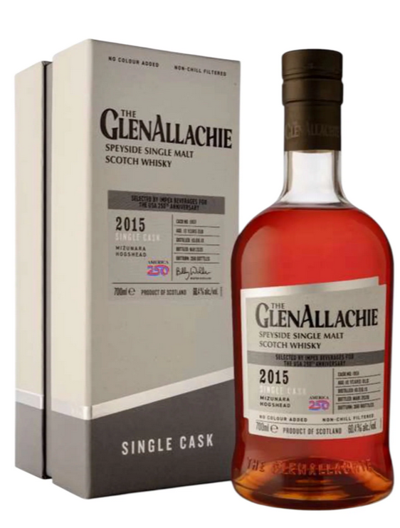 GlenAllachie 10 Year Old, 2015 Mizunara Hogshead