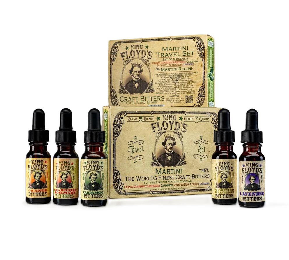 King Floyd's Martini Craft Bitters Travel Set