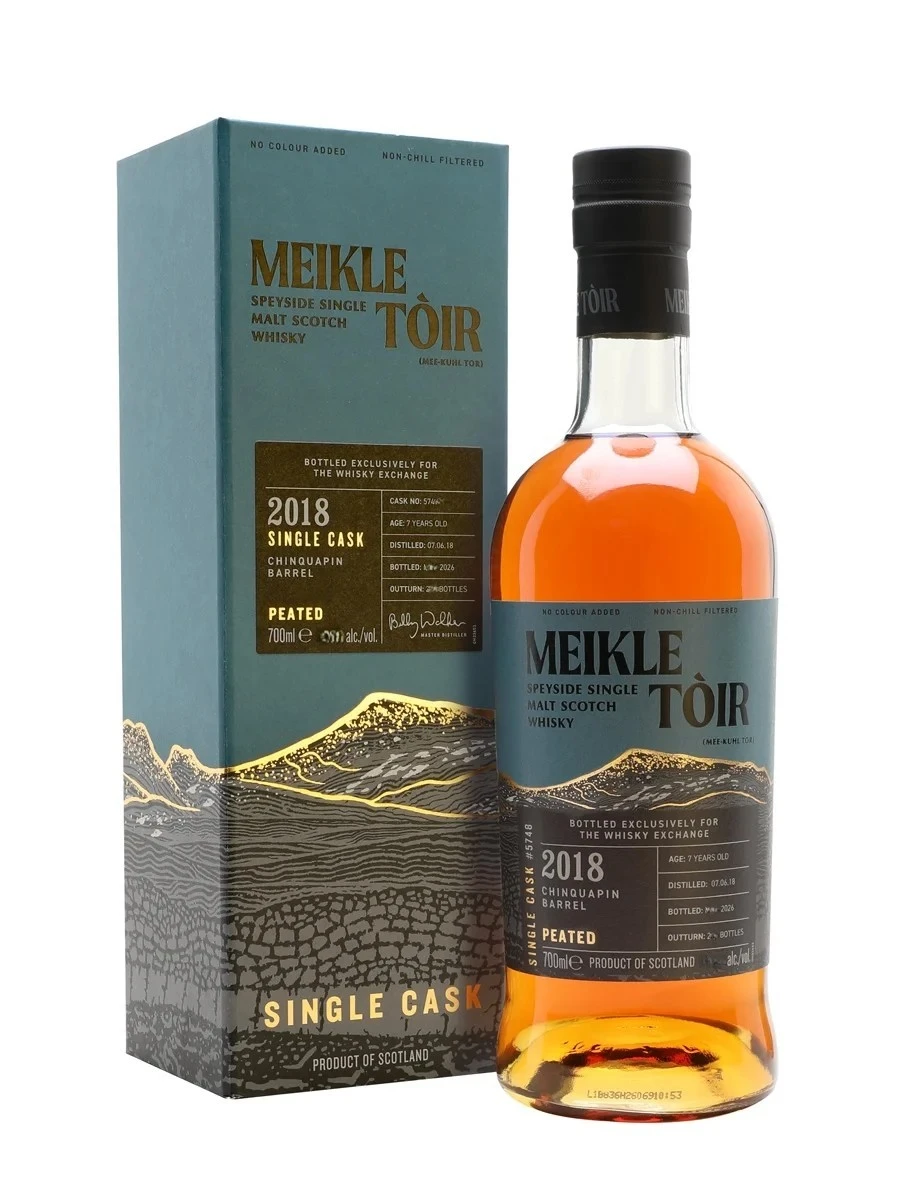 Meikle Toir 7 Year Old, 2018, Chinquapin Virgin Oak Single Cask