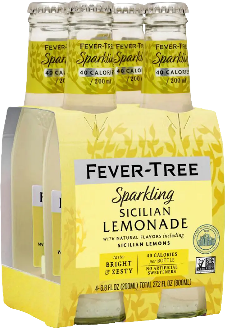 Fever Tree Sparkling Sicilian Lemonade (4 x 200ml)
