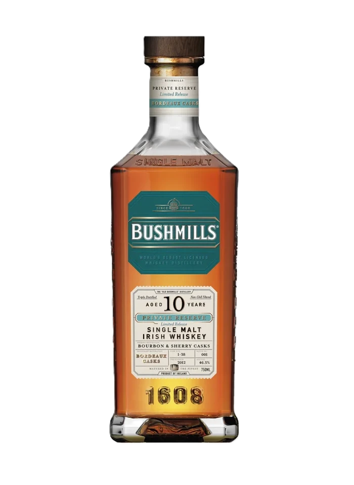 Bushmills 10 Year Old Single Malt, Private Reserve Bordeaux Cask FInish