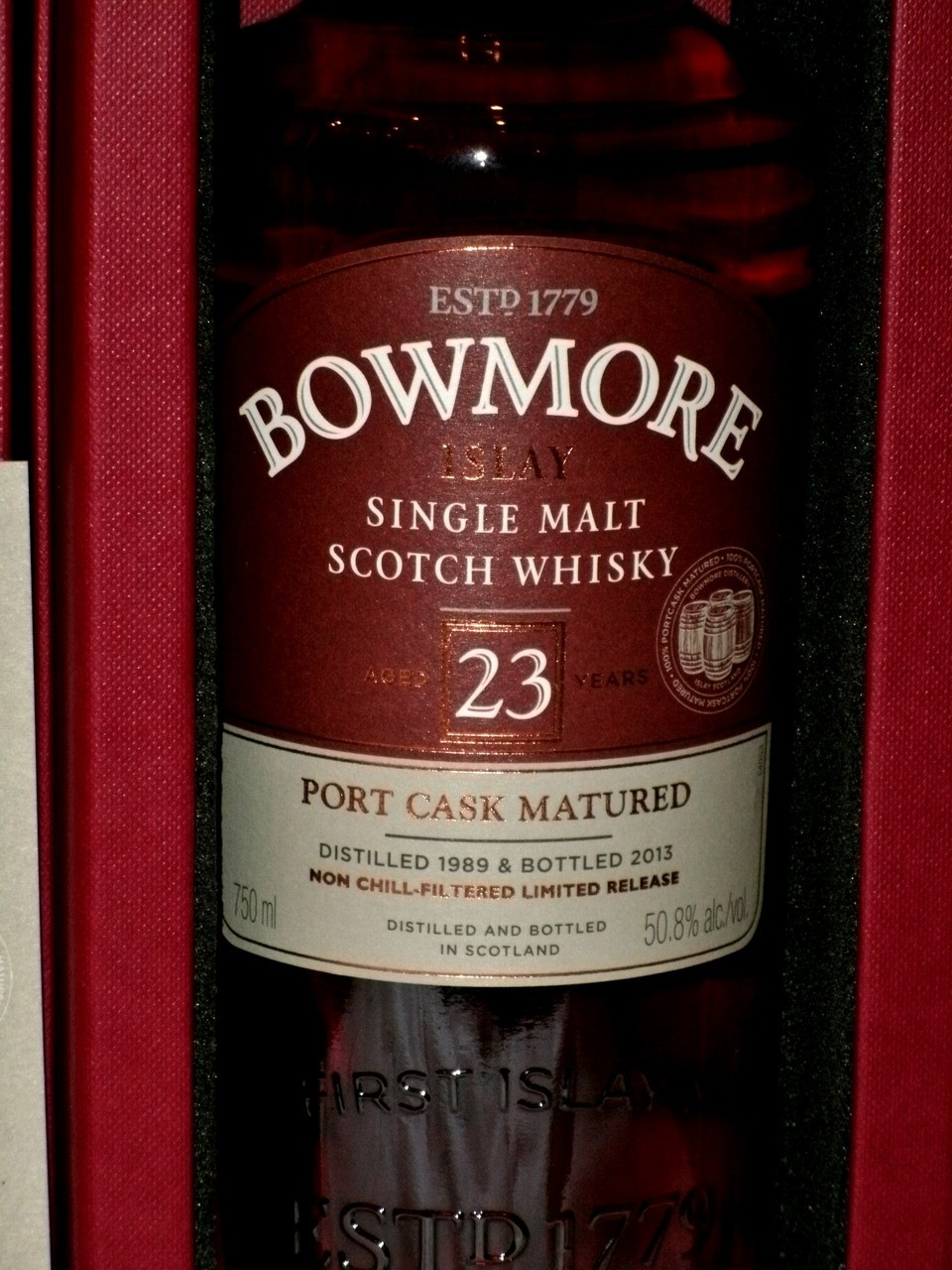 Bowmore 23 Year Old Port Cask Matured 1989