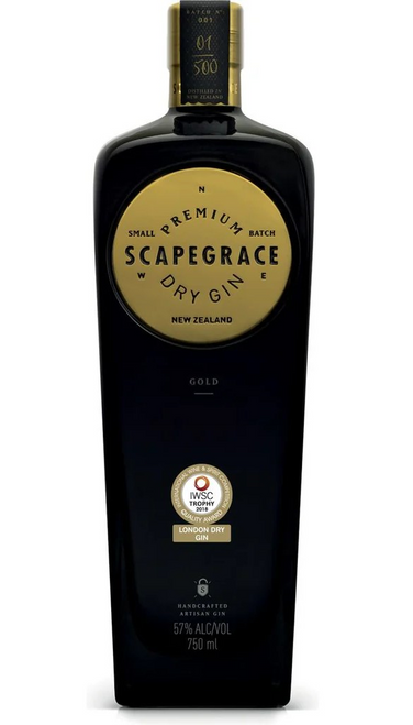Scapegrace Gold Navy Strength New Zealand Dry Gin