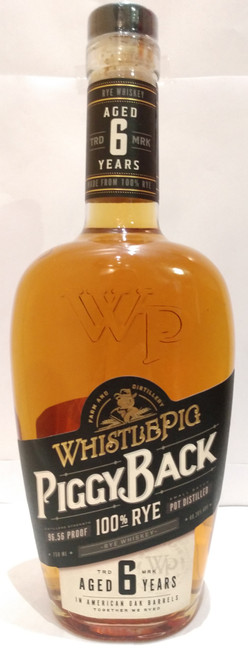 Whistlepig 6 Year Old, Piggyback Rye