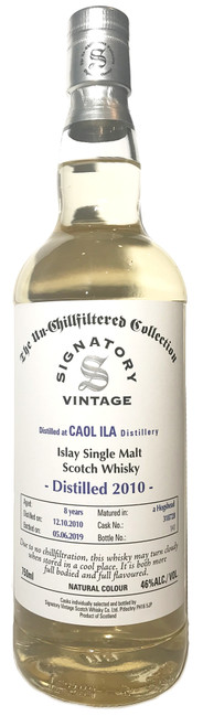 Caol Ila 8 Year Old, 2010 Un-Chillfiltered by Signatory Vintage