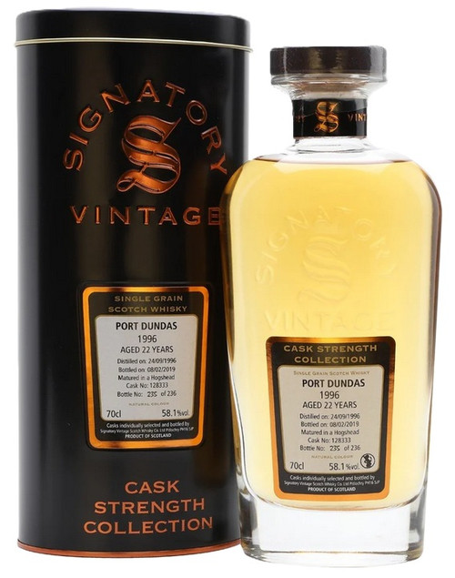 Port Dundas 22 Year Old, by Signatory