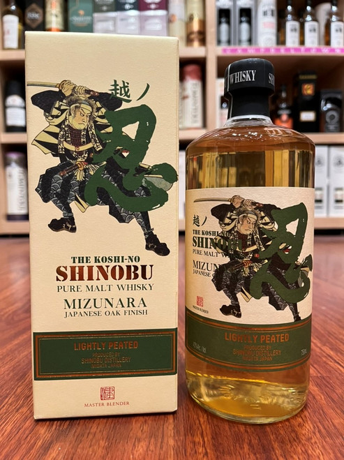 越ノ 忍 10年 SHINOBU PURE MALT WHISKY SHINOBU 10 Years Old Pure Malt Whisky Mizunara Oak Finish