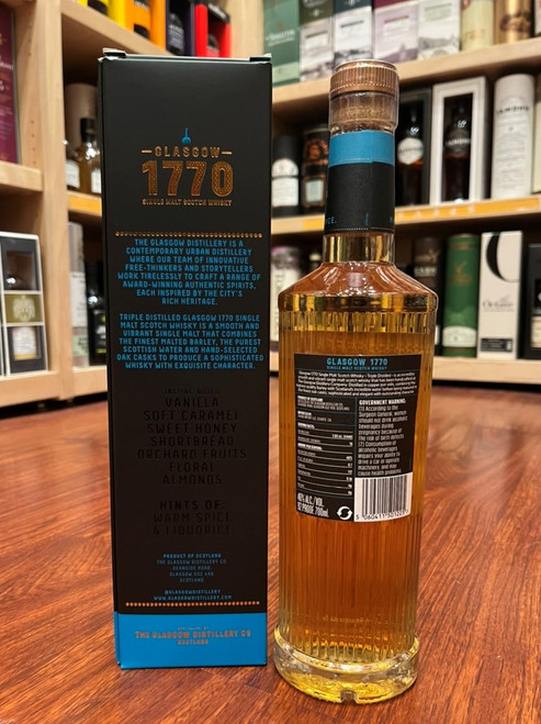 Glasgow Distillery 1770 Triple Distilled Single Malt 