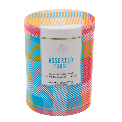 Assorted Fudge Tartan Tin
