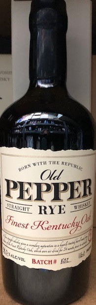 Old Pepper Rye, Batch K02
