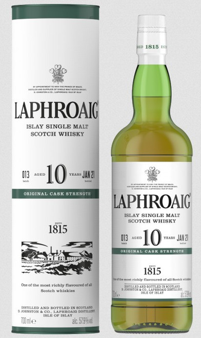 Laphroaig 10 Year Old, Cask Strength, Batch 13