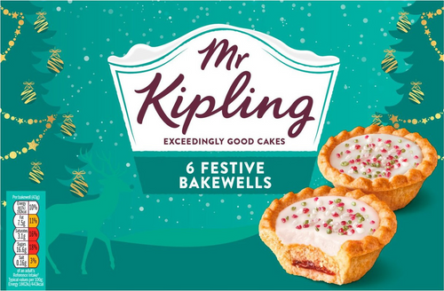 Mr. Kipling Raspberry Festive Bakewell Tarts