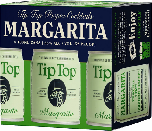 Tip Top Cocktails Margarita (4 Pack)