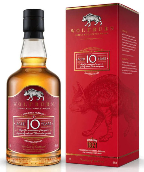 ウイスキー WOLF BURN LIQUOR MOUNTAIN 700ml 57.6% Wolfburn Distillery | Award winning Single Malt Scotch Whisky