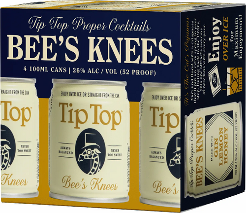 Tip Top Cocktails Bee's Knees (4 Pack)