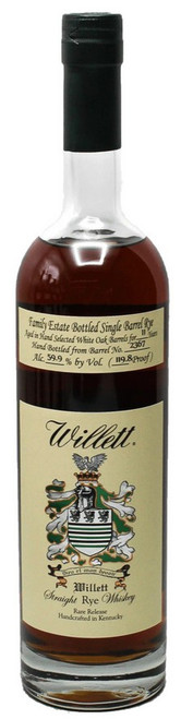 Willett Family Estate Small Batch Rye, 11 Year Old, Barrel #2367