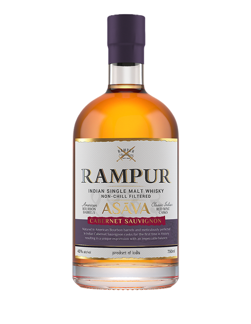 Rampur Asāva Indian Single Malt, Indian Cabernet Sauvignon Cask Finish