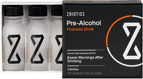 ZBiotics Pre-Alcohol Probiotic Drink (3 Pack)