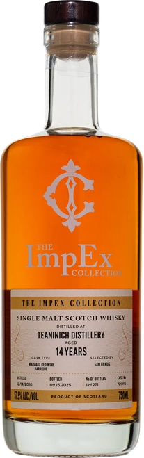 Teaninich 14 Year Old, Margaux Red Wine Barrique, by ImpEx Collection