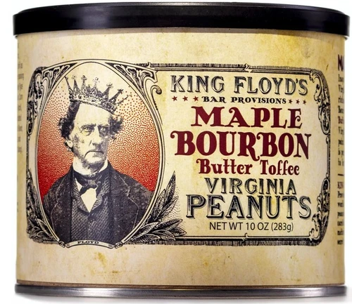 King Floyd's Maple Bourbon Butter Toffee Virginia Peanuts